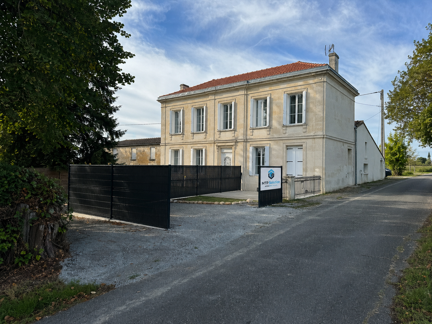 Terrain préparé après terrassement