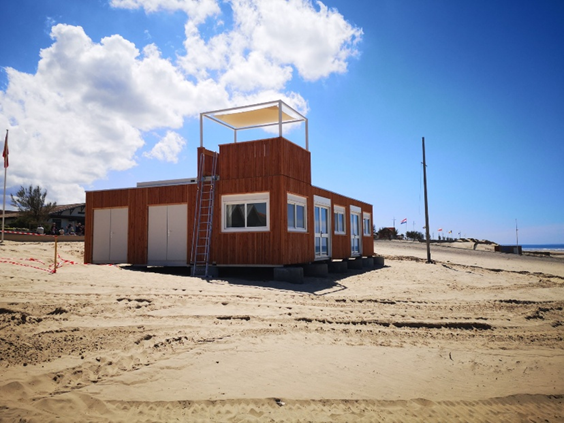 Levage 20 bungalows — Soulac