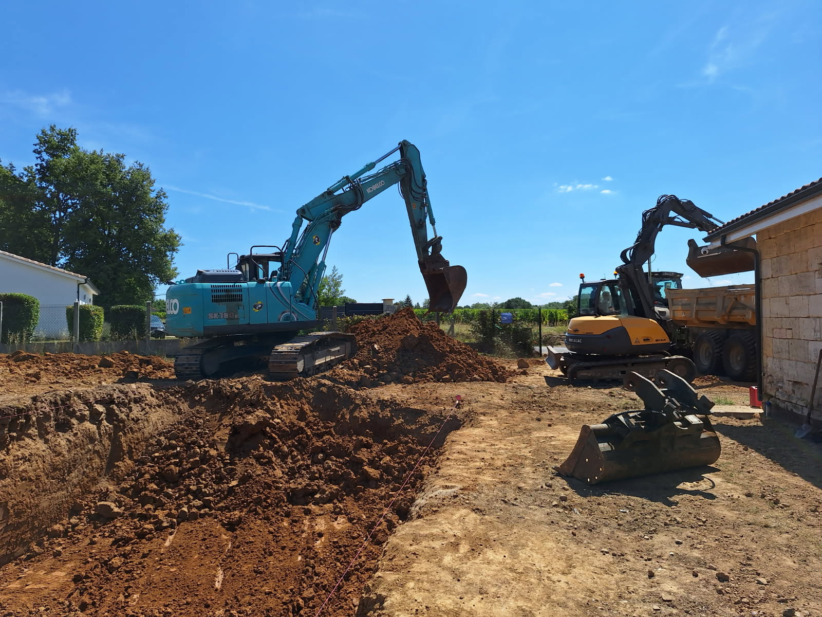Excavation piscine